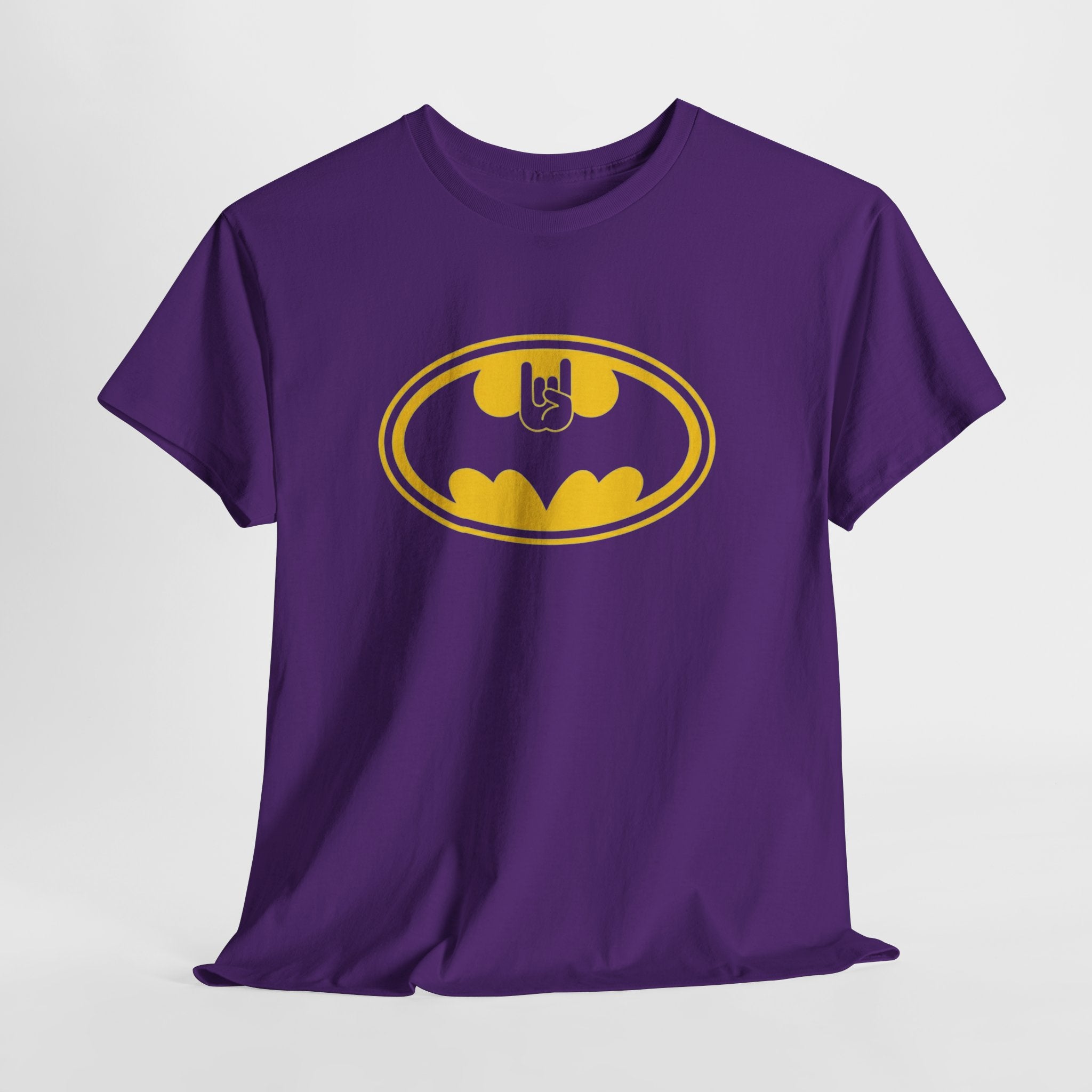 Batman Classic Rock And Roll Logo Unisex Premium T-Shirt