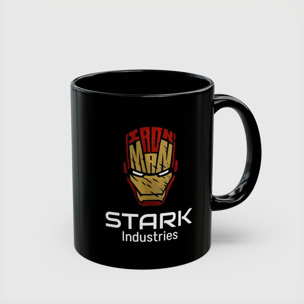 Iron Man Stark Industries Black Ceramic Coffee Mug - Drkheroz