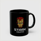 Iron Man Stark Industries Black Ceramic Coffee Mug - Drkheroz