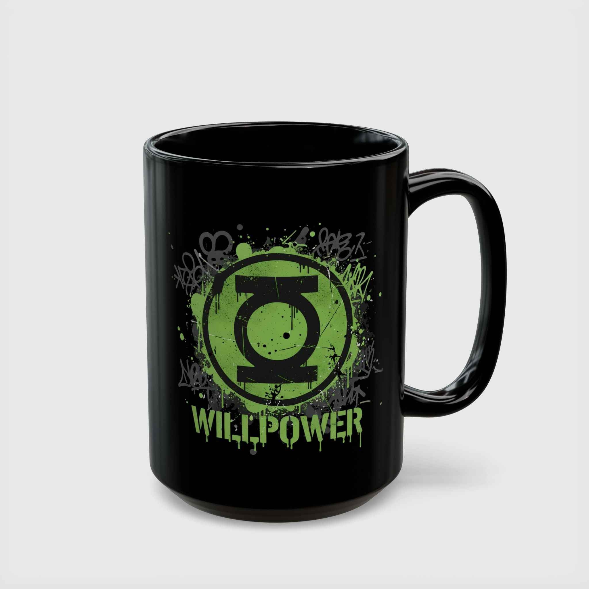 Edgy Willpower Lantern Street Art Statement Coffee Mug