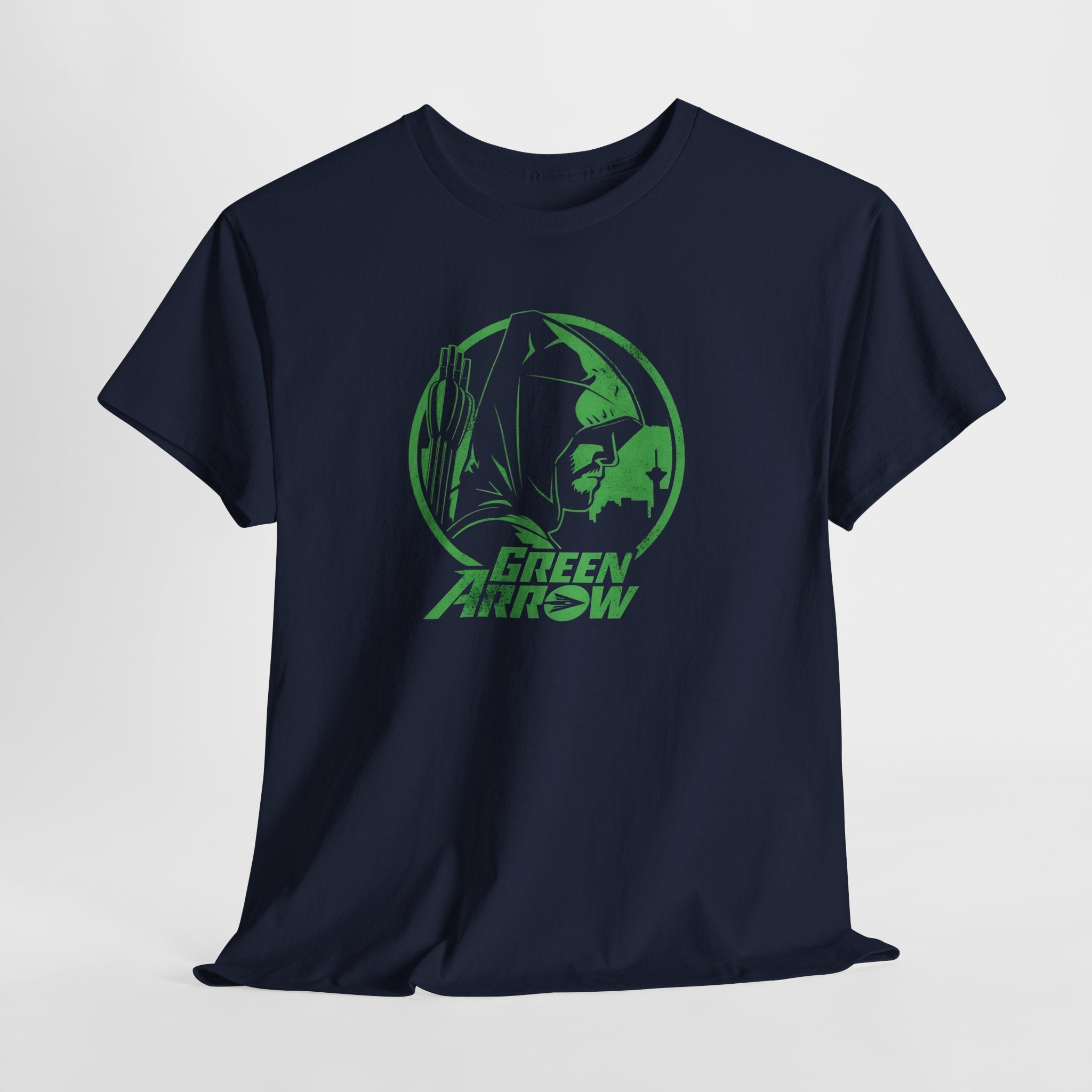 DC Green Arrow Graphic Tee — Oliver Queen - The Arrow Archer Logo T-Shirt