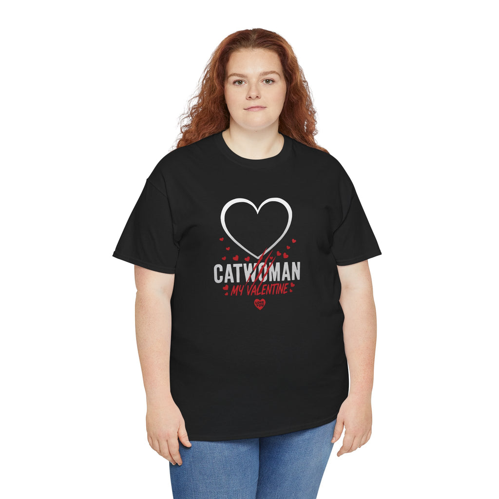 Catwoman My Valentine T-Shirt – Heart & Paw Romantic Valentine's Tee