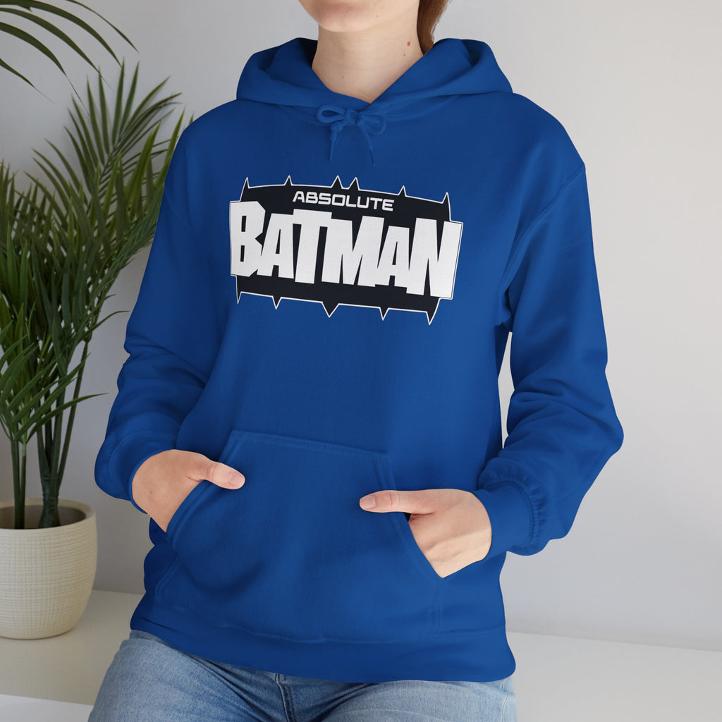 Absolute Batman Logo Unisex Hoodie – Gotham Knight Heavy Bat Graphic Hoodie