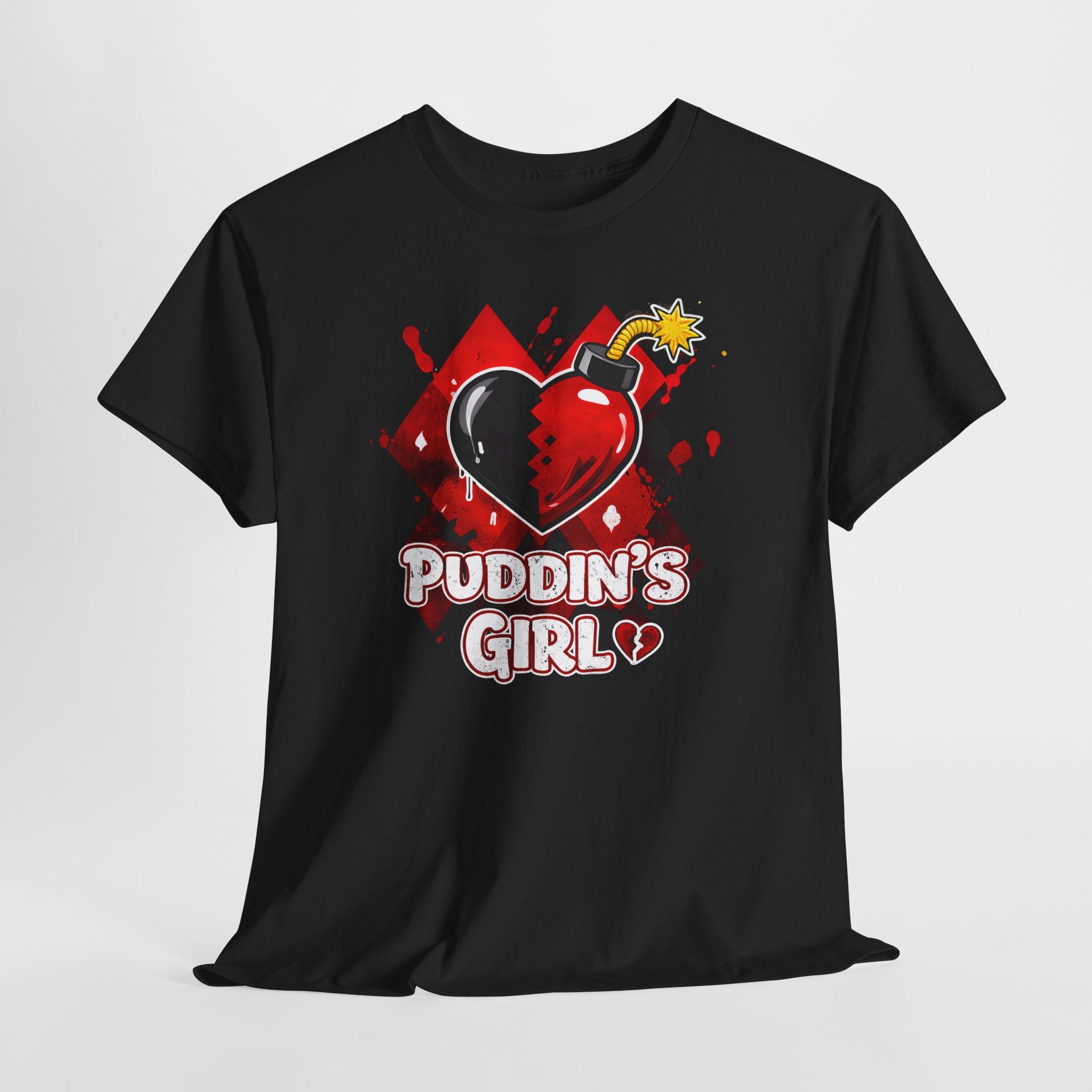 DC Harley Quinn 'Puddin Love' Unisex T-Shirt — Joker Fans —  Valentine’s Day Gift