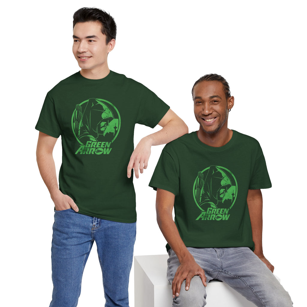 DC Green Arrow Graphic Tee — Oliver Queen - The Arrow Archer Logo T-Shirt