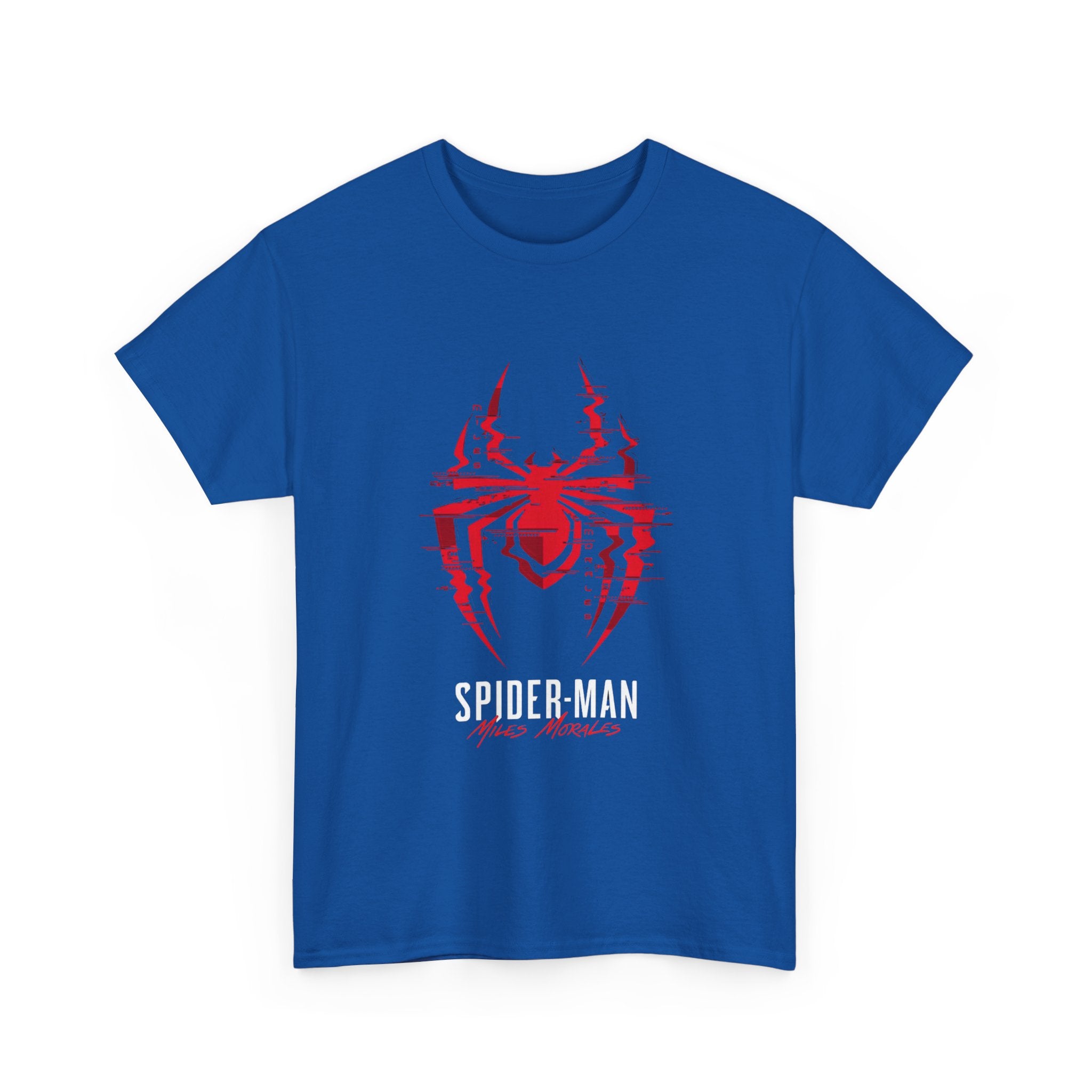 Marvel Spider-Man Miles Morales Glitch T-Shirt – Gamer Style Streetwear Tee
