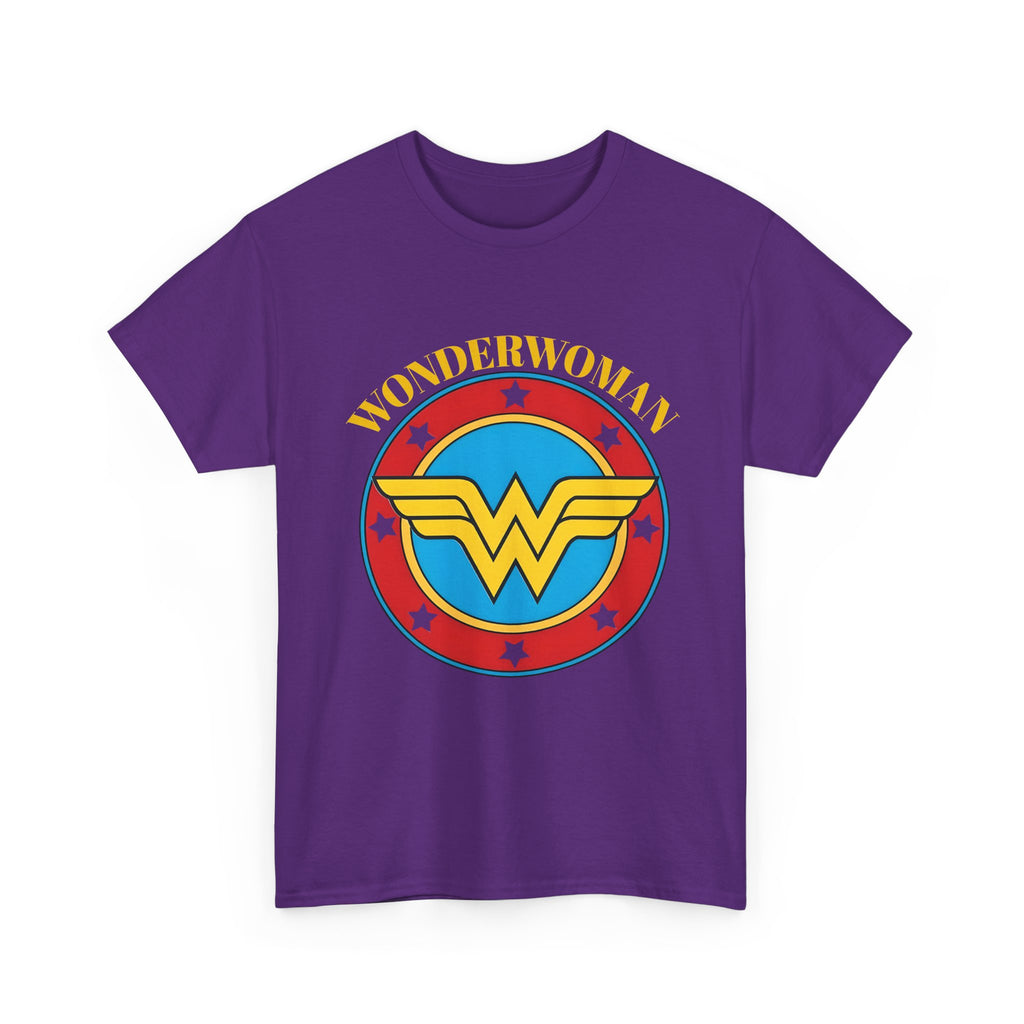 Wonder Woman Retro Logo Unisex T-Shirt - Classic DC Justice League Amazon Warrior Emblem Shirt