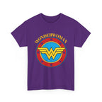 Wonder Woman Retro Logo Unisex T-Shirt - Classic DC Justice League Amazon Warrior Emblem Shirt