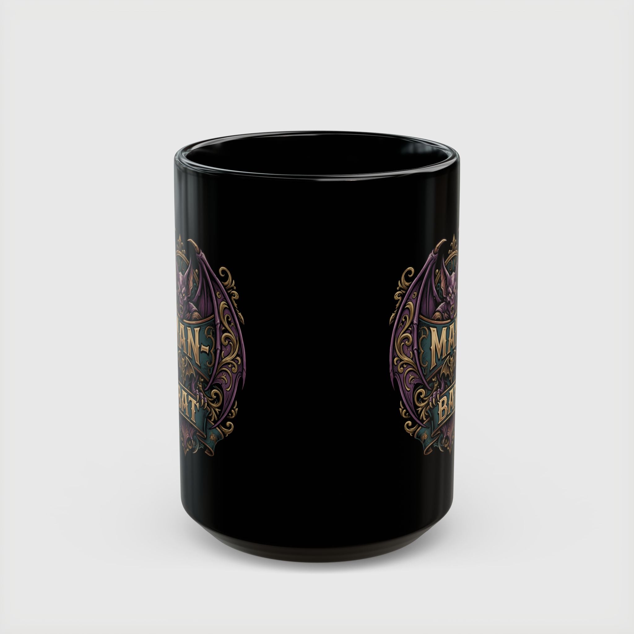 Langstrom’s Formula: 11oz/15oz Man-Bat Gothic Moring Coffee Mug