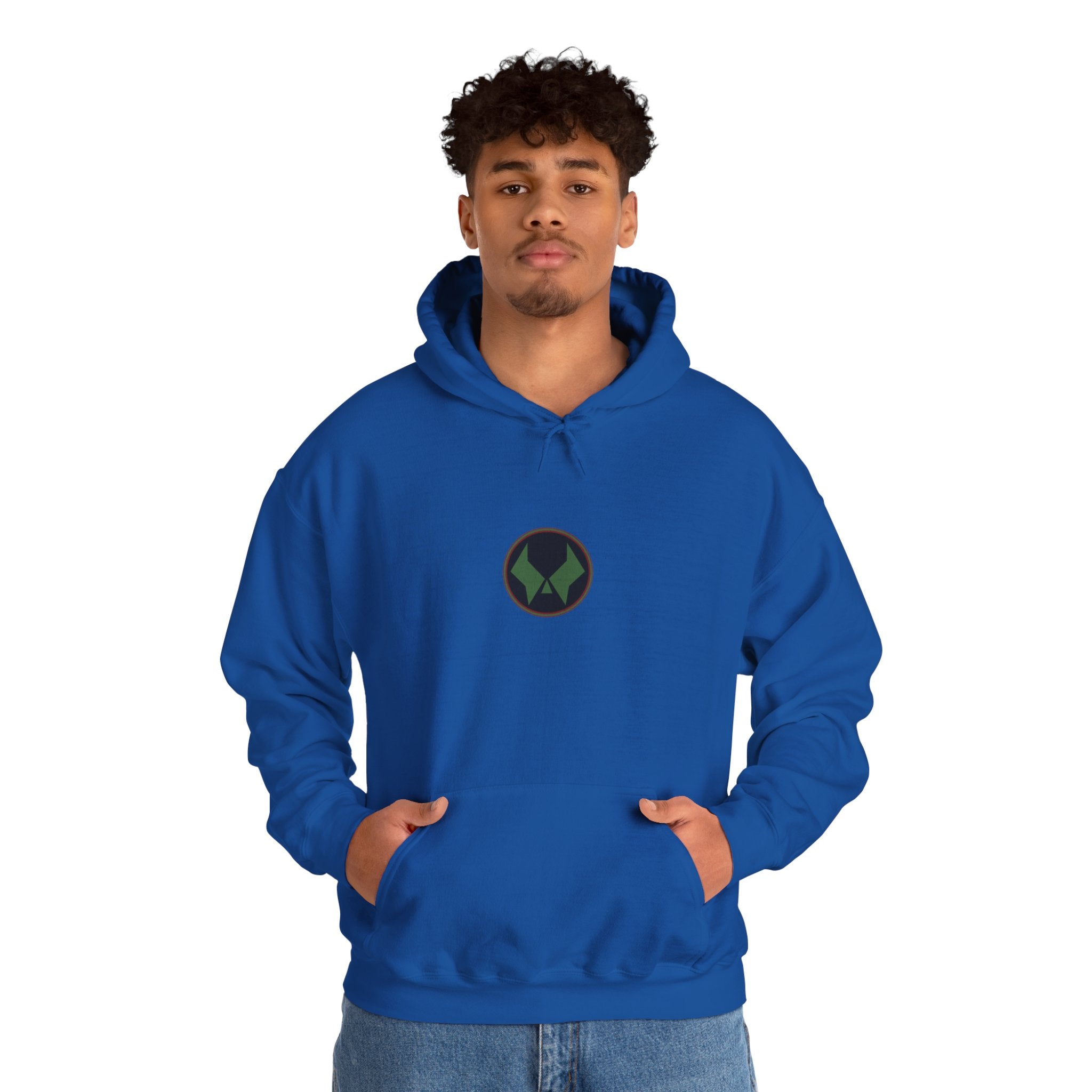Doctor Doom Avengers Hoodie — Villain Portrait & Back Text Graphic