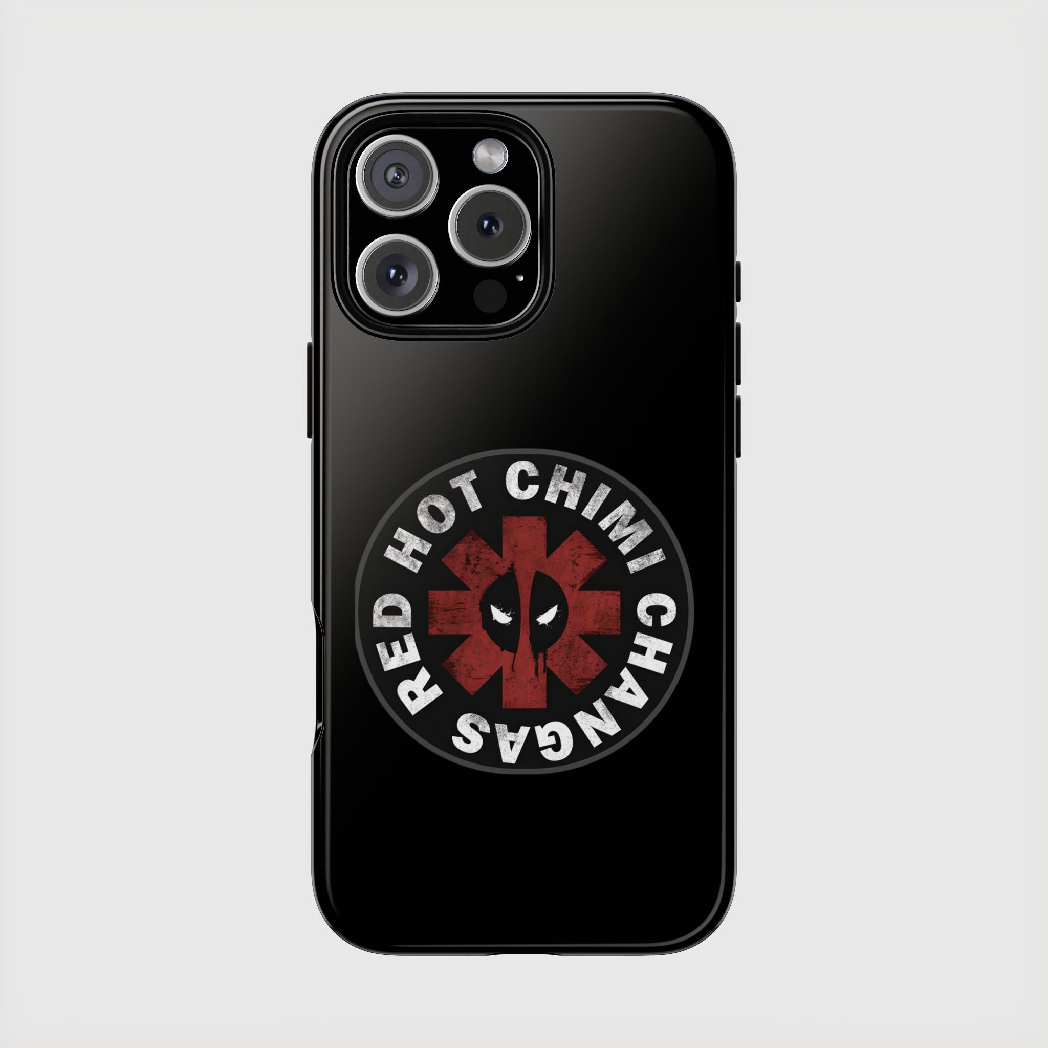 Deadpool: Chimi Chagans Hard Case for iPhone 17, 17 Air, 17 Pro Max, 16, 15, 14