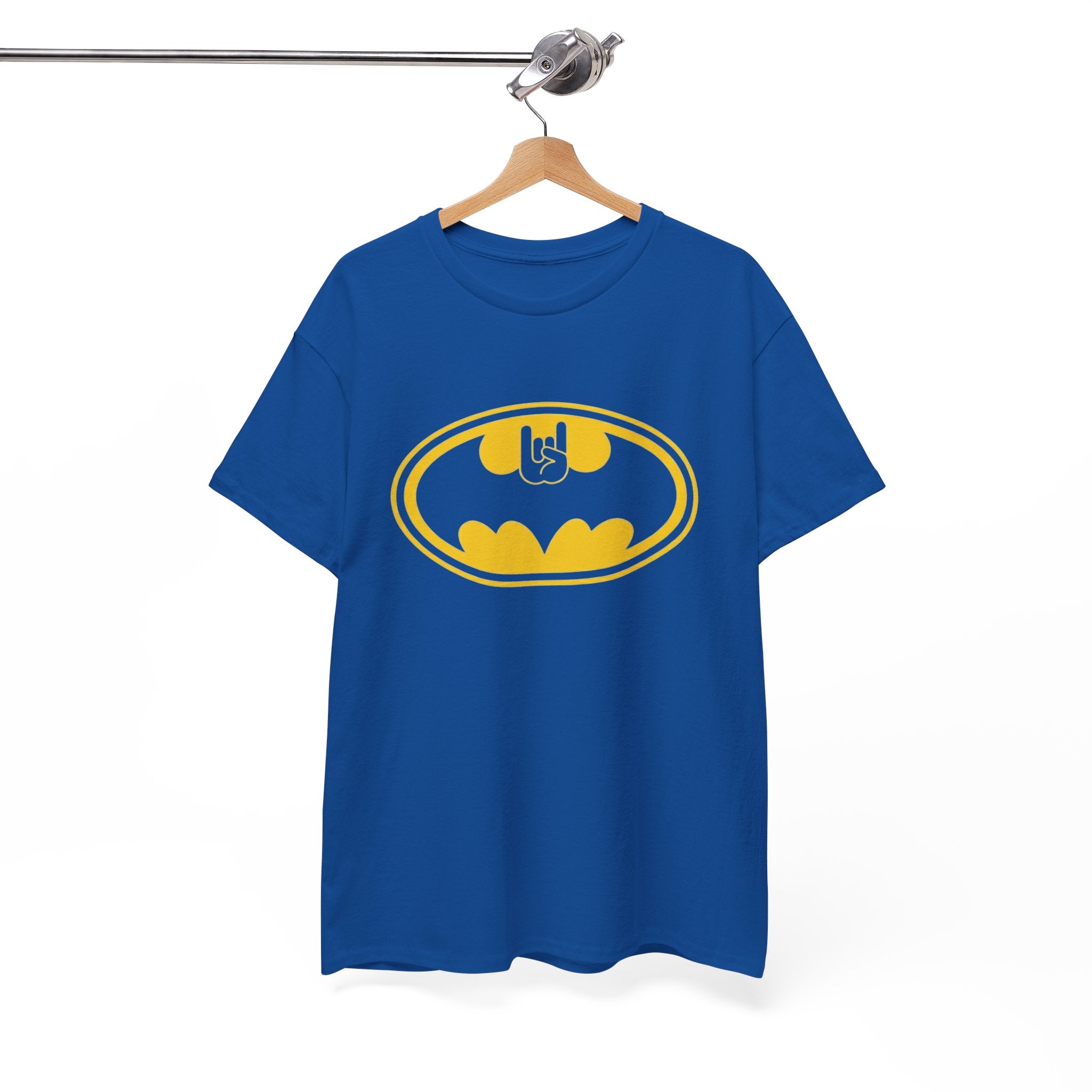 Batman Classic Rock And Roll Logo Unisex Premium T-Shirt