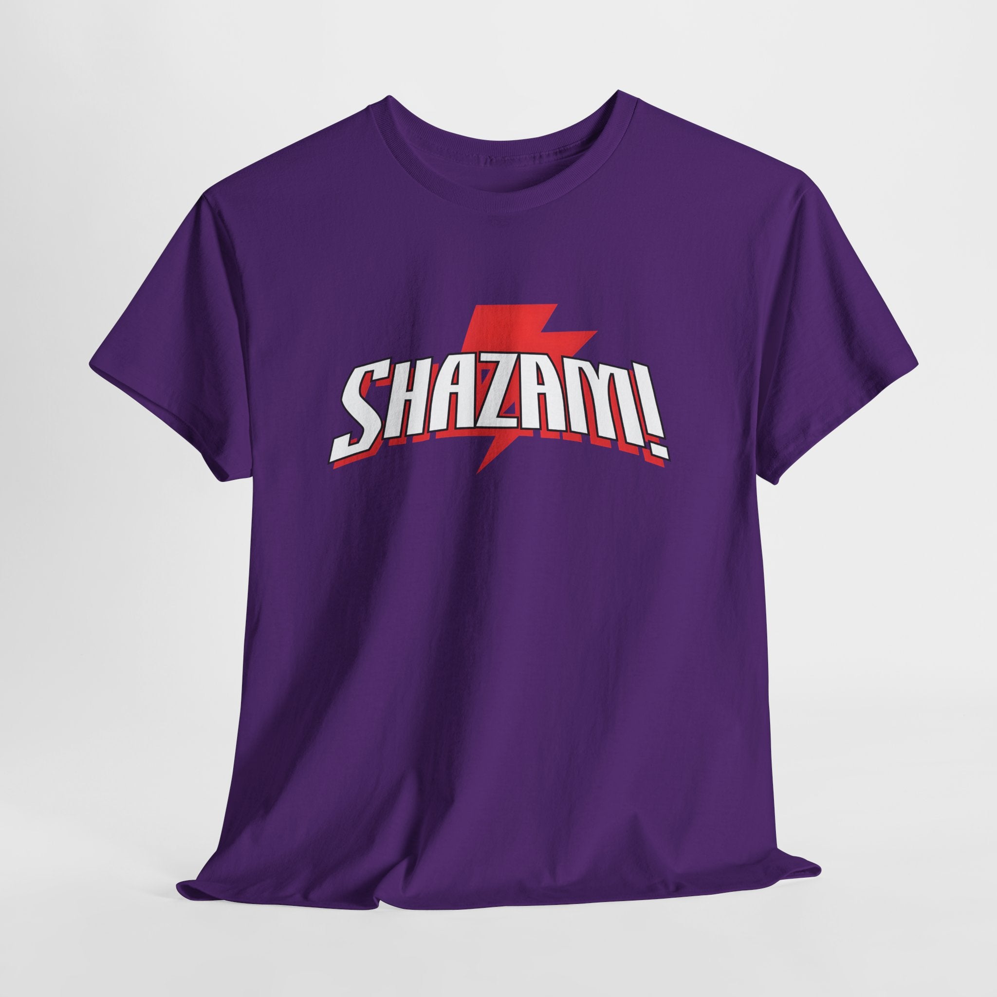 Shazam! Lightning Logo T-Shirt — Retro Comic Superhero Tee