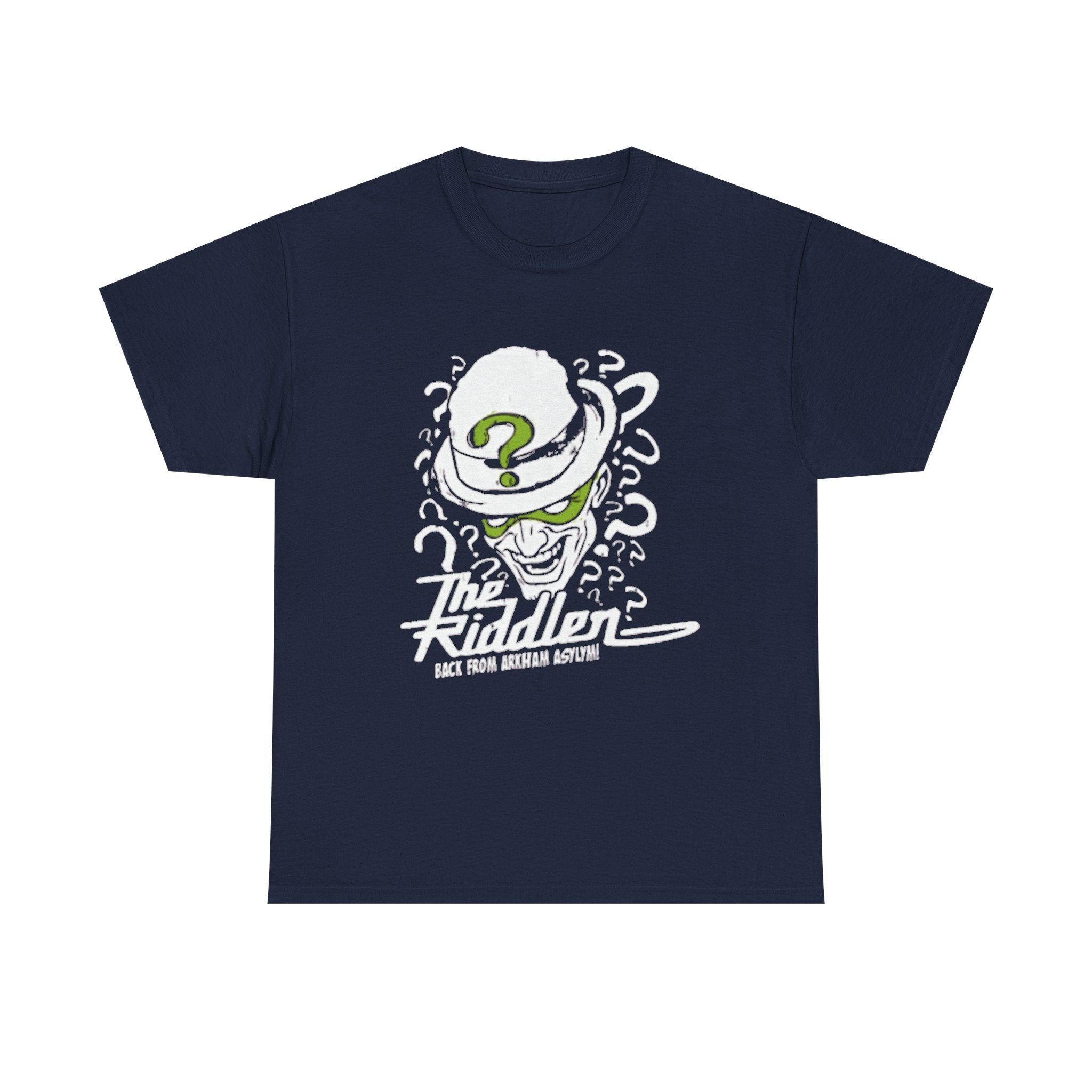 The Riddler T-Shirt – Vintage DC Batman Villain Graphic Tee | Gotham Puzzle Design