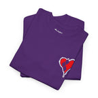Harlequin Heart Tee — Joker-Inspired Playing Card Graphic T-Shirt