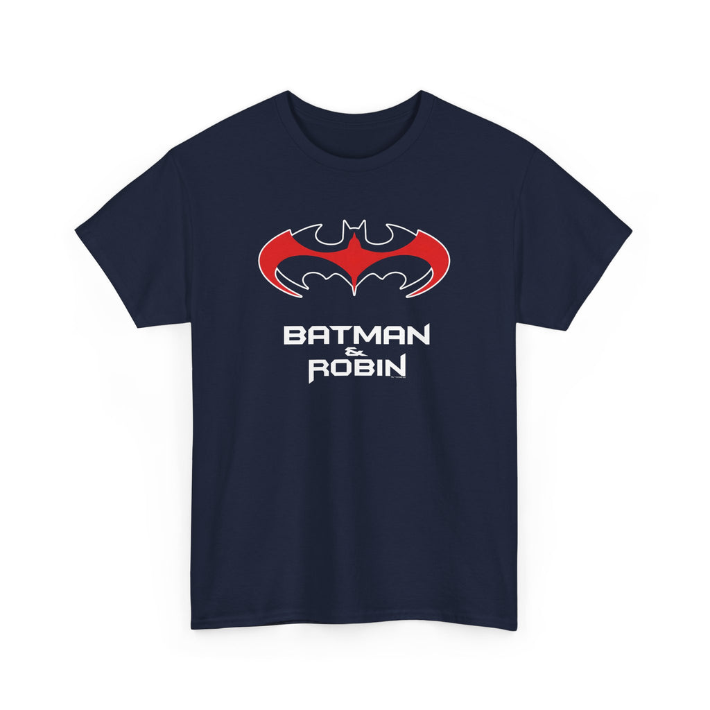 Batman & Robin 1997 Red Bat Emblem T‑Shirt - Batfamily shirt - George Clooney 90s Batman movie shirt
