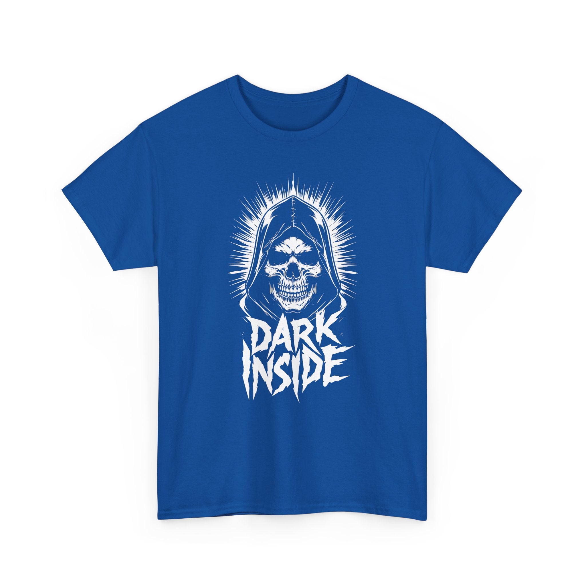 Dark Inside Skull Graphic T-Shirt — Gothic Halloween Alternative Tee