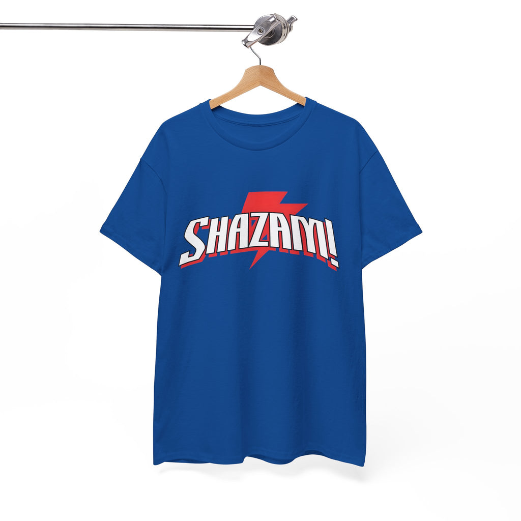 Shazam! Lightning Logo T-Shirt — Retro Comic Superhero Tee
