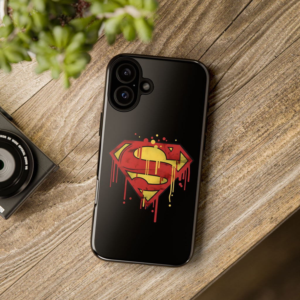 Superman Graphiti Hard iPhone Case