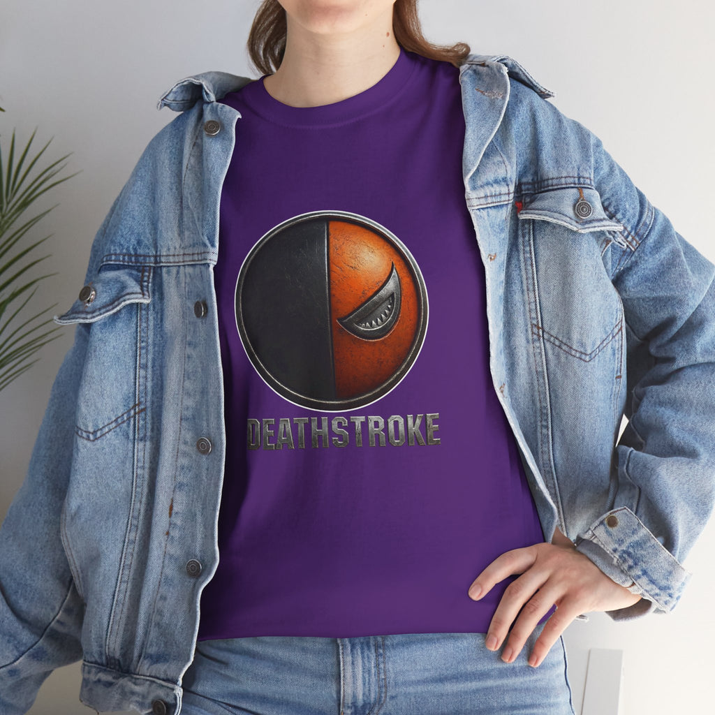 Deathstroke Logo T-Shirt – DC Comics Supervillain Graphic Tee for Fans