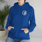 Fantastic Four Retro Logo Hoodie — Minimalist Vintage Comic Pullover