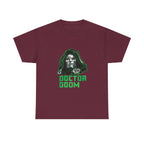 Doctor Doom Retro Green Villain Portrait T-Shirt — Avengers Graphic Tee