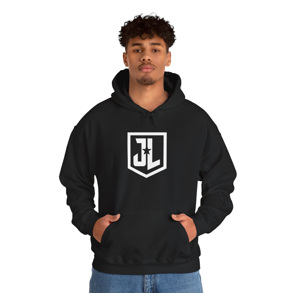 Justice League Shield Logo Hoodie — Minimalist DC Justice League 2017 Sweatshirt