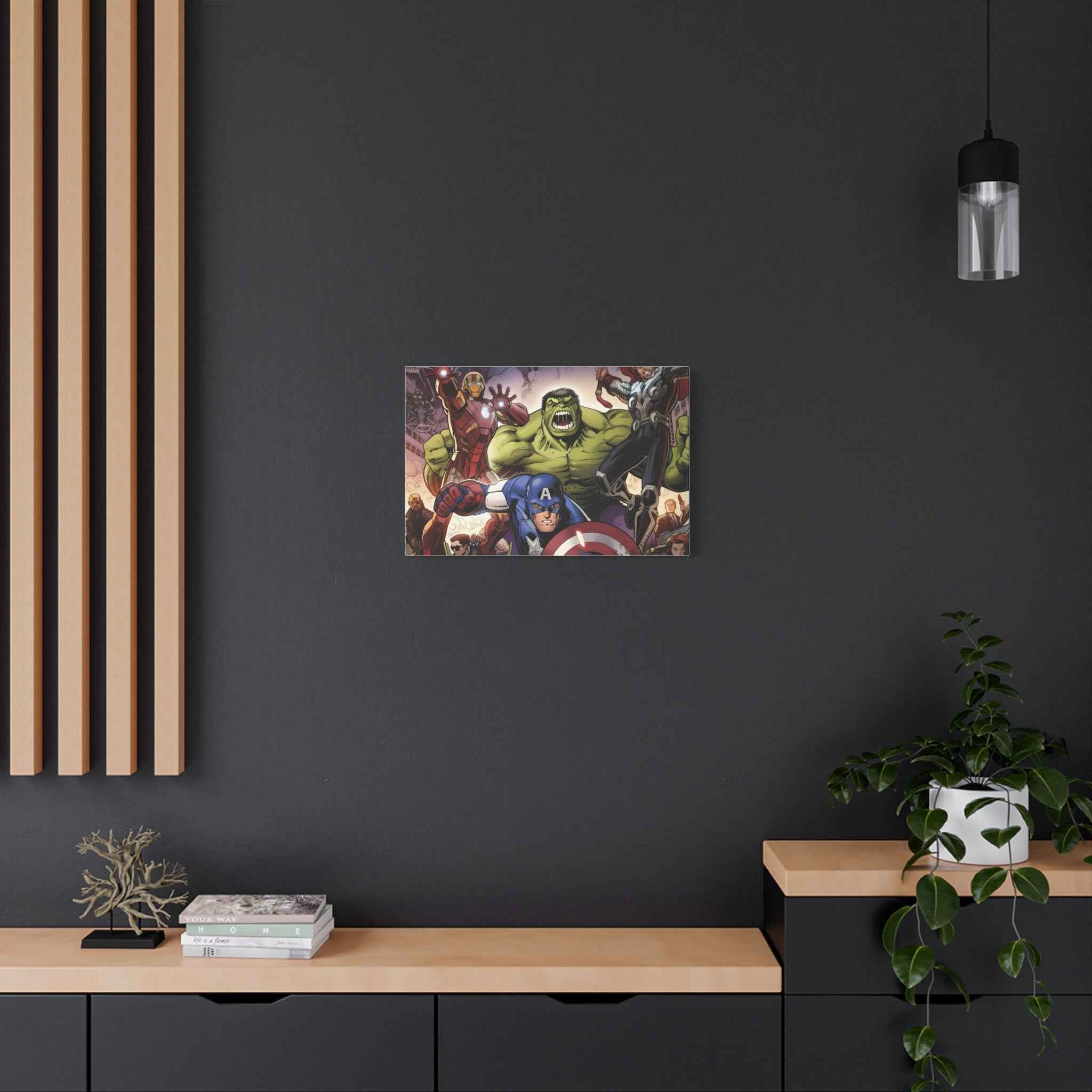 Superhero Canvas Art - Avengers Wall Decor