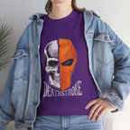 DC Deathstroke Skull Graphic T-Shirt — Slade Wilson Half-Mask Tee