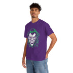Joker Smile Graphic T-Shirt – Dark Villain Green Grin Unisex Tee