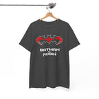 Batman & Robin 1997 Red Bat Emblem T‑Shirt - Batfamily shirt - George Clooney 90s Batman movie shirt