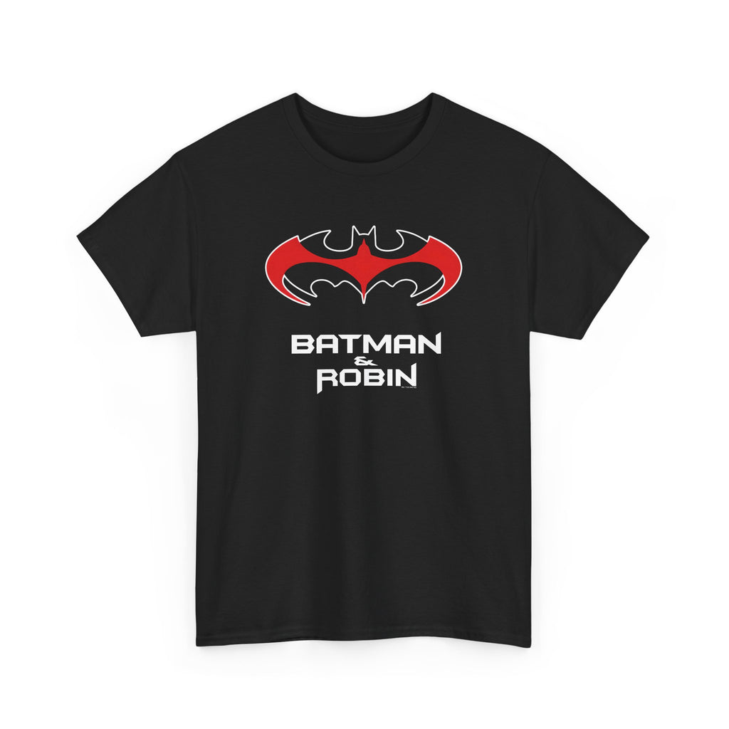 Batman & Robin 1997 Red Bat Emblem T‑Shirt - Batfamily shirt - George Clooney 90s Batman movie shirt