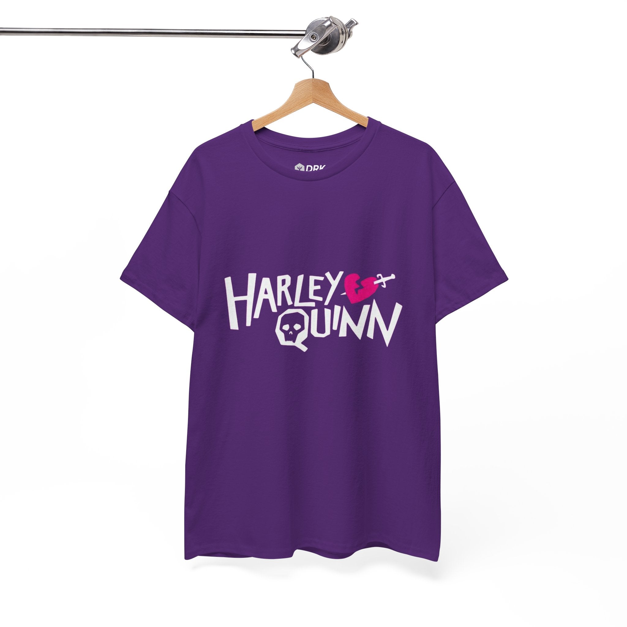 Harley Quinn Skull Heart Shirt – DC Comics Villain Graphic Tee