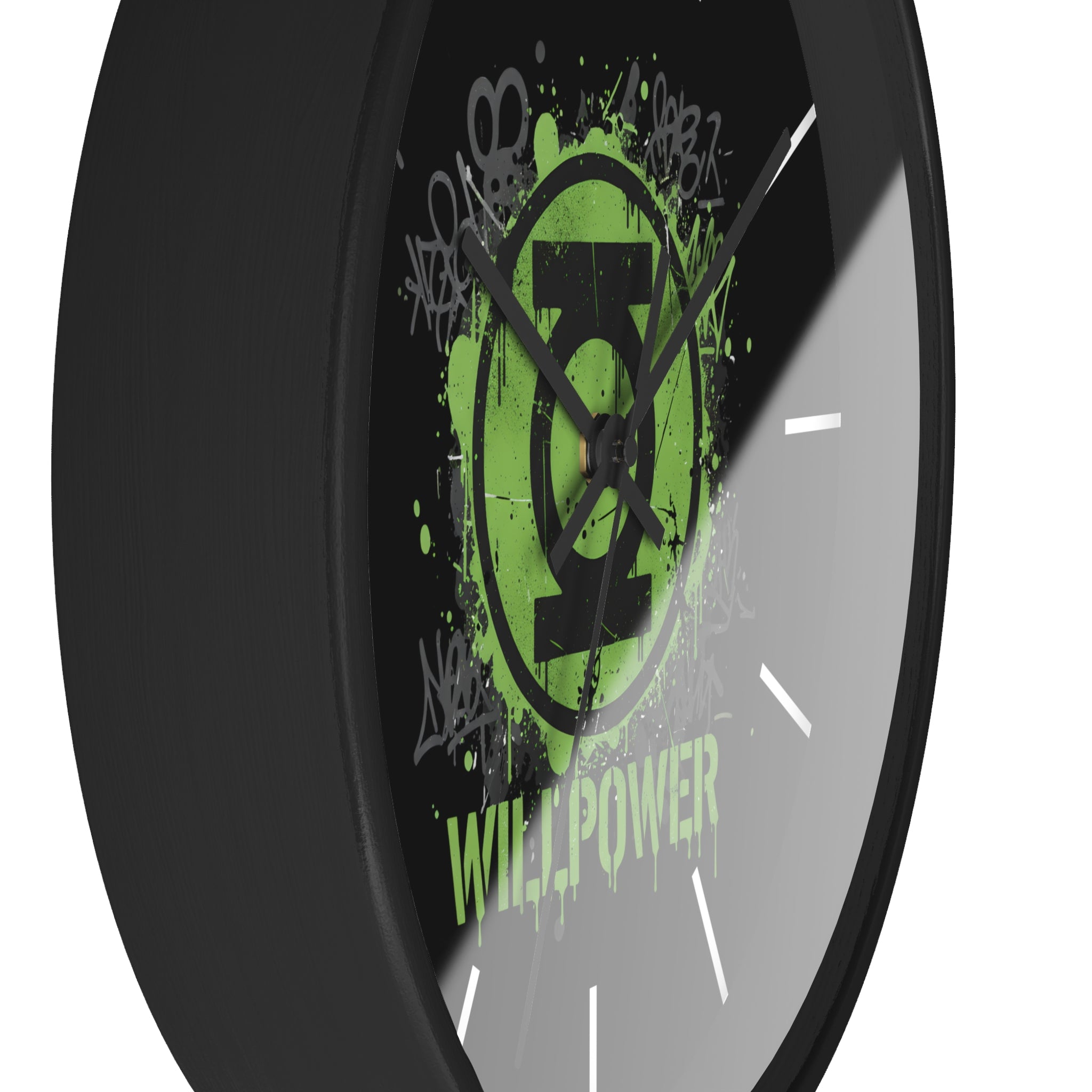 Green Lantern Logo Wall Clock — Hal Jordan Green Lantern Decor