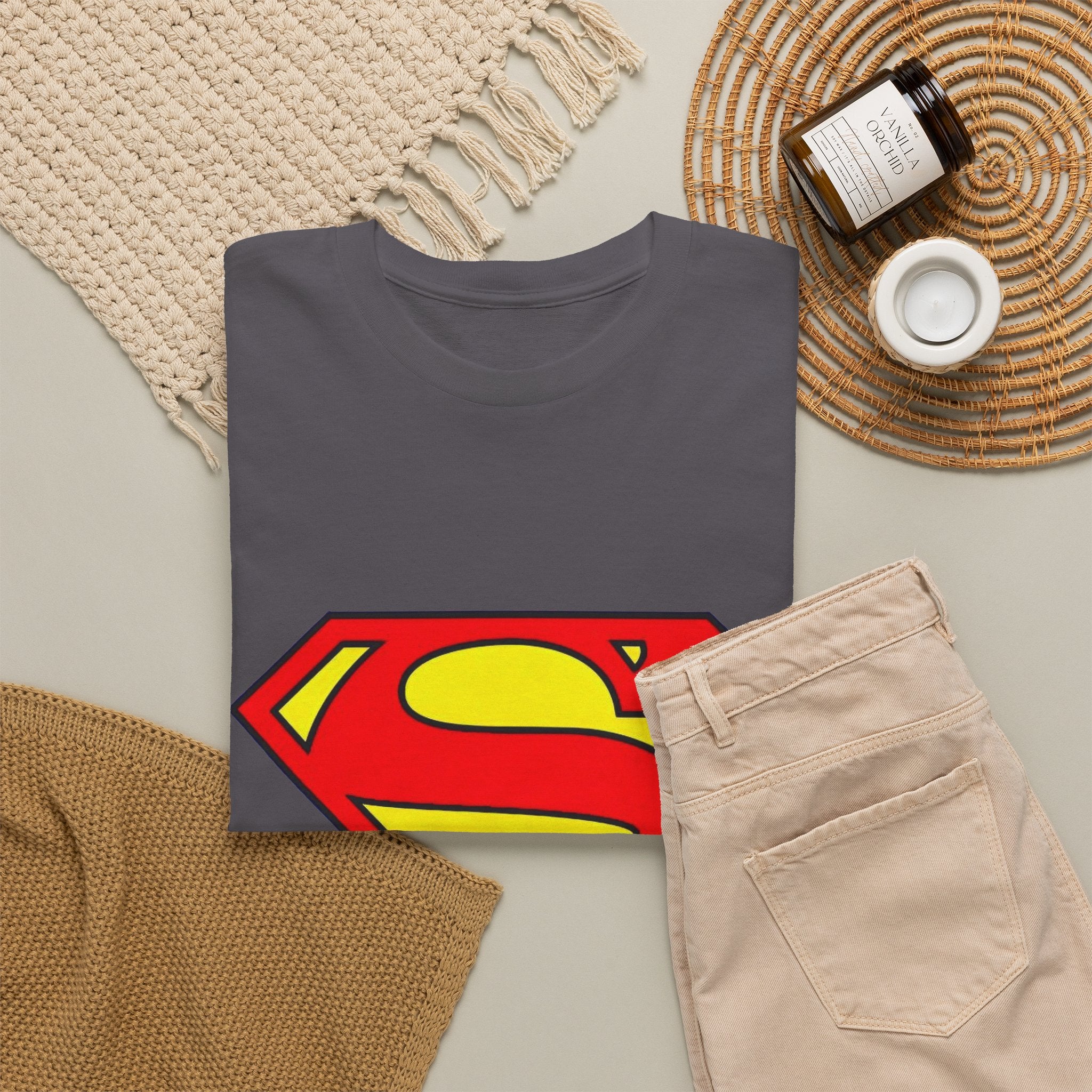 Classic Superman Shield Logo Unisex T-Shirt — Man of Steel "S" Emblem Tee