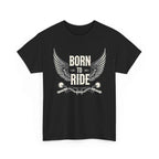 Born to Ride Unisex Tee - Motorcycle Lover's Graphic T-Shirt, Perfect for Bikers, Summer Events, Gifts, Casual Wear