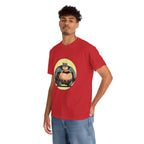 Funny Chubby Bat Hero T‑Shirt — Cute Fat Batman Parody Tee