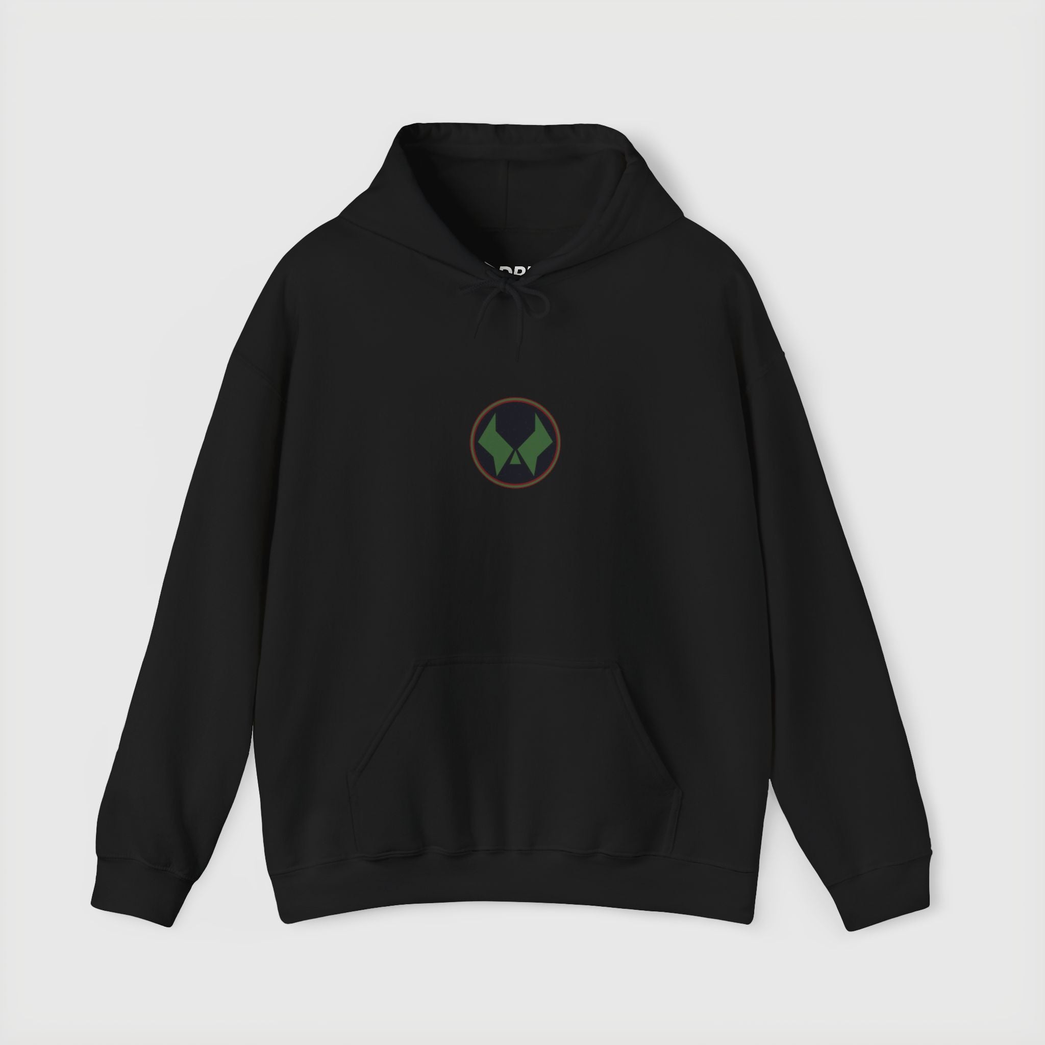 Doctor Doom Avengers Hoodie — Villain Portrait & Back Text Graphic