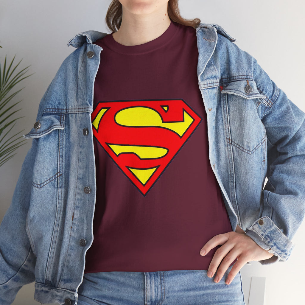 Classic Superman Shield Logo Unisex T-Shirt — Man of Steel "S" Emblem Tee