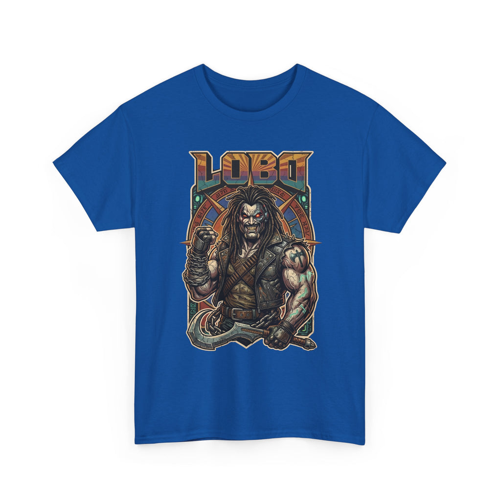 Lobo Warrior Graphic Tee – Jason Momoa’s DCU Czarnian Bounty Hunter T‑Shirt
