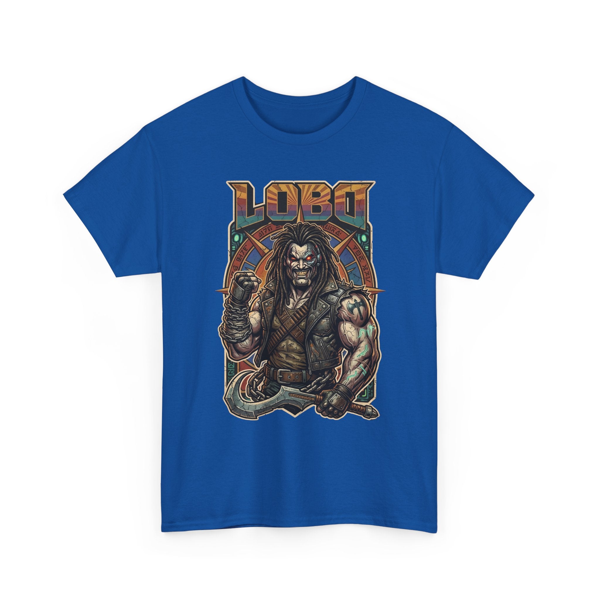 Lobo Warrior Graphic Tee – Jason Momoa’s DCU Czarnian Bounty Hunter T‑Shirt