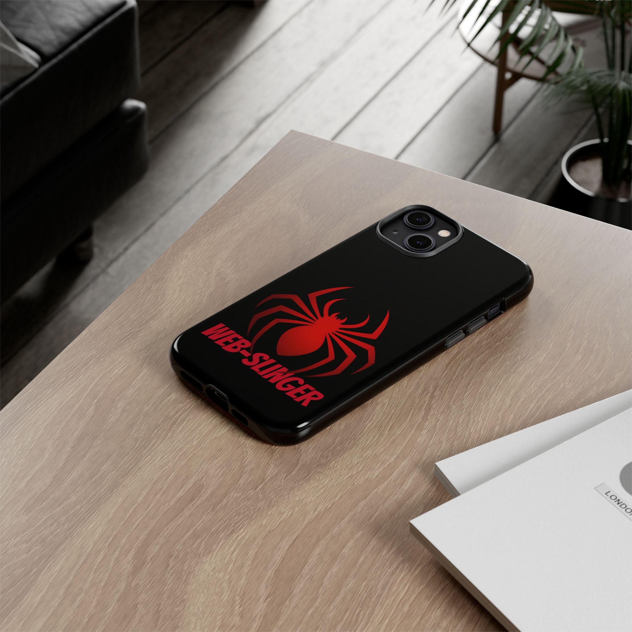 Red Spiderman Hard iPhone Case - Drkheroz