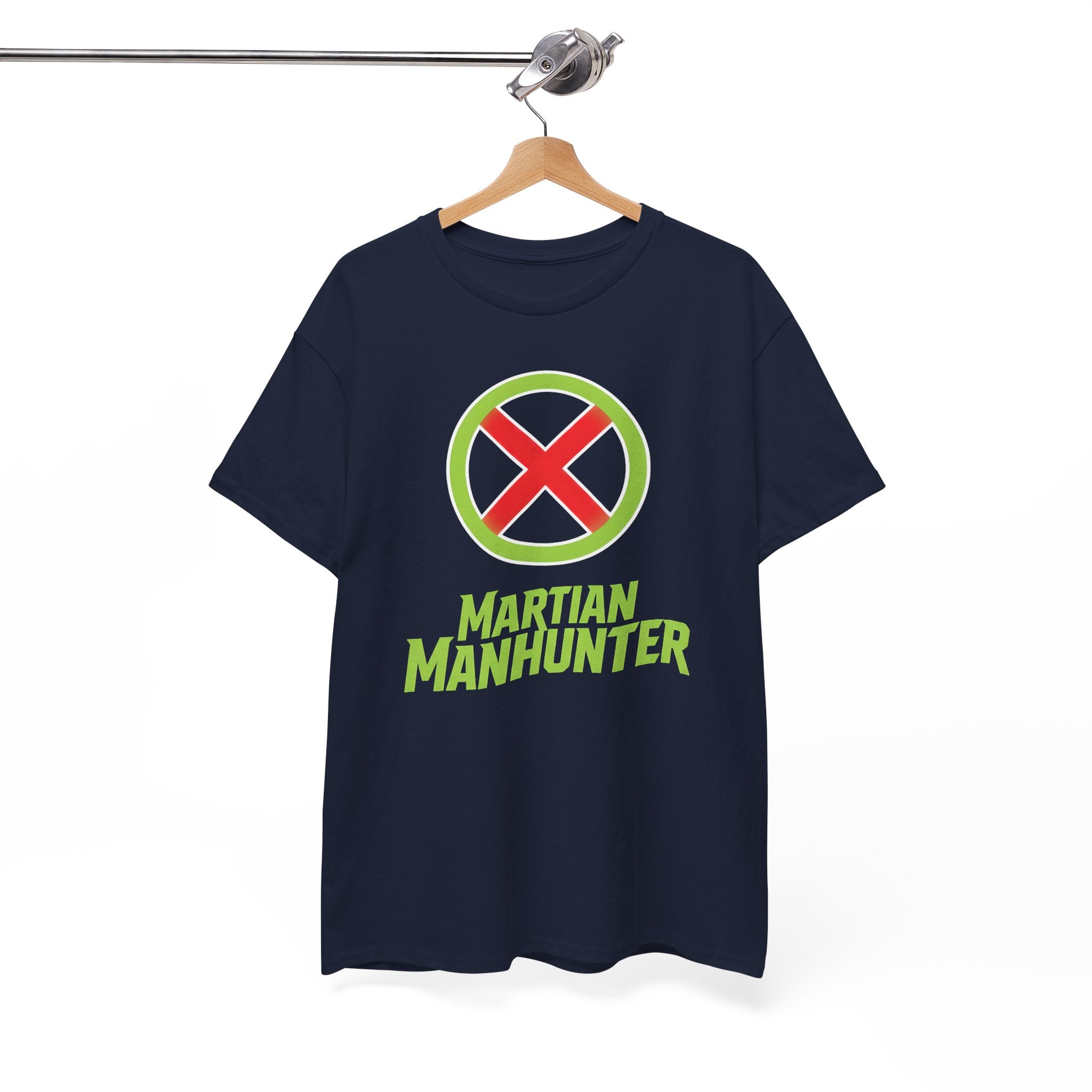 Justice League Martian Manhunter T-Shirt — J'onn J'onzz DC Superhero Cotton Tee