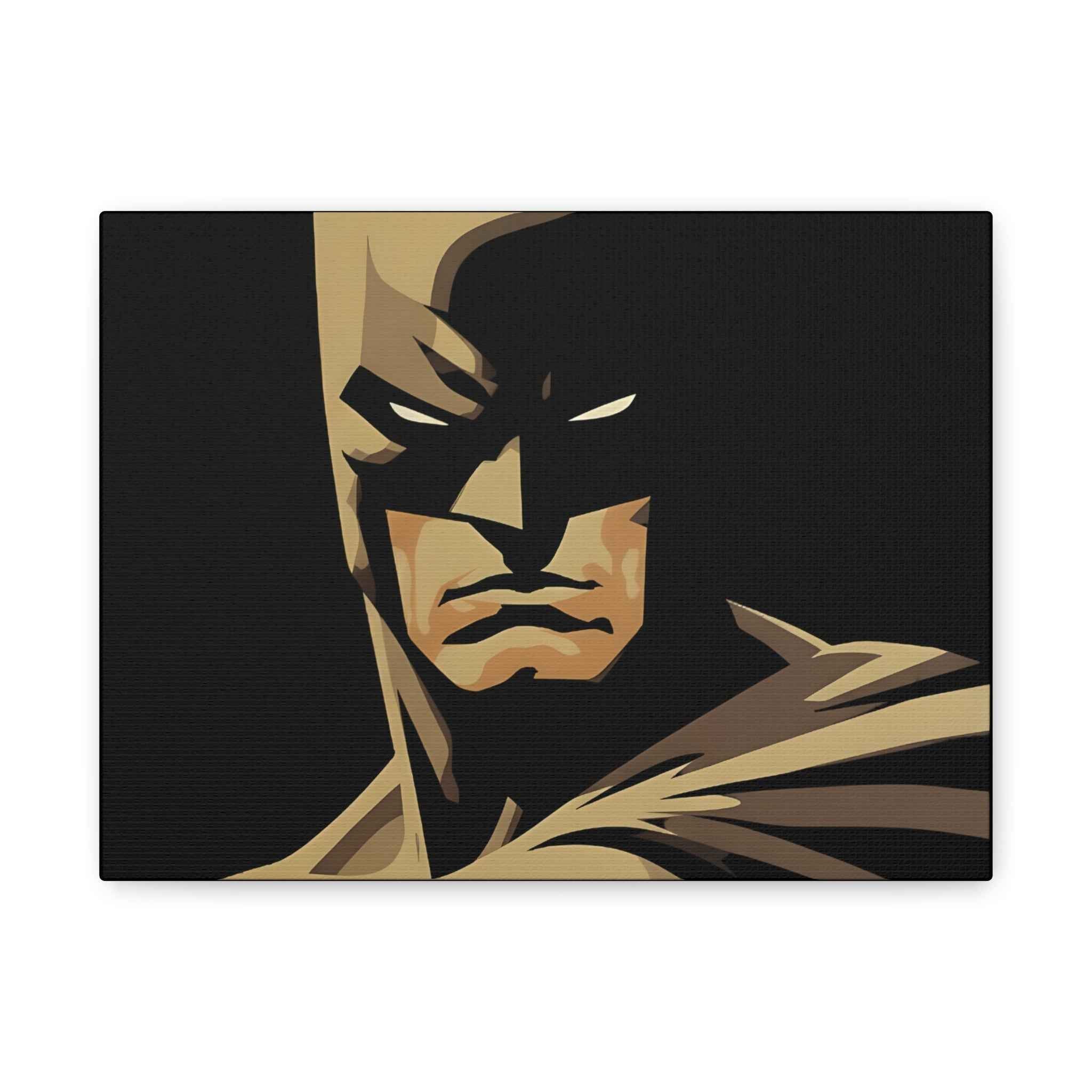 Batman Inspired Stretched Matte Canvas Art