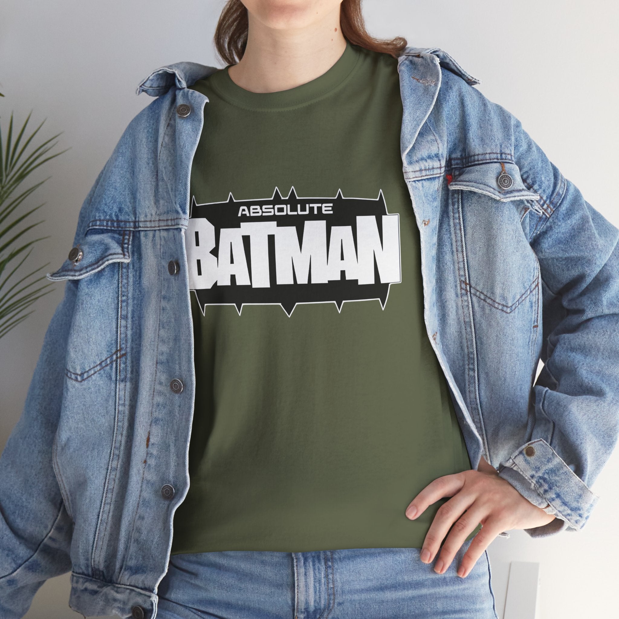 Absolute Batman Logo Unisex T-Shirt – DC Absolute Universe Gotham Knight Heavy Bat Graphic Tee