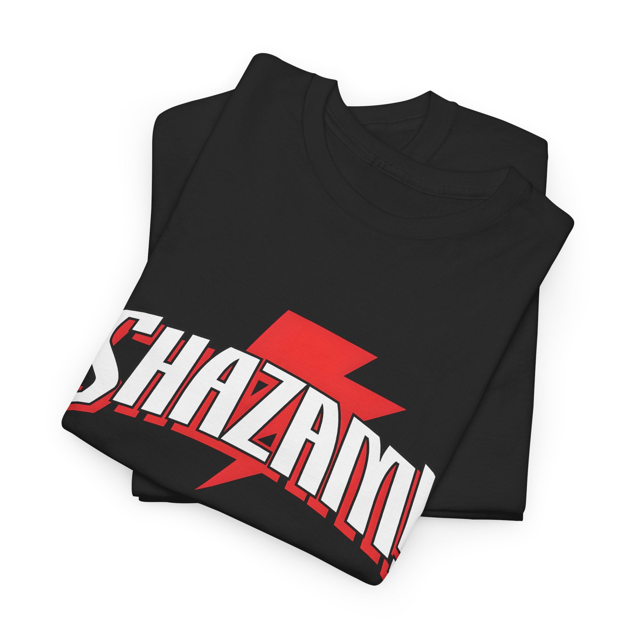 Shazam! Lightning Logo T-Shirt — Retro Comic Superhero Tee