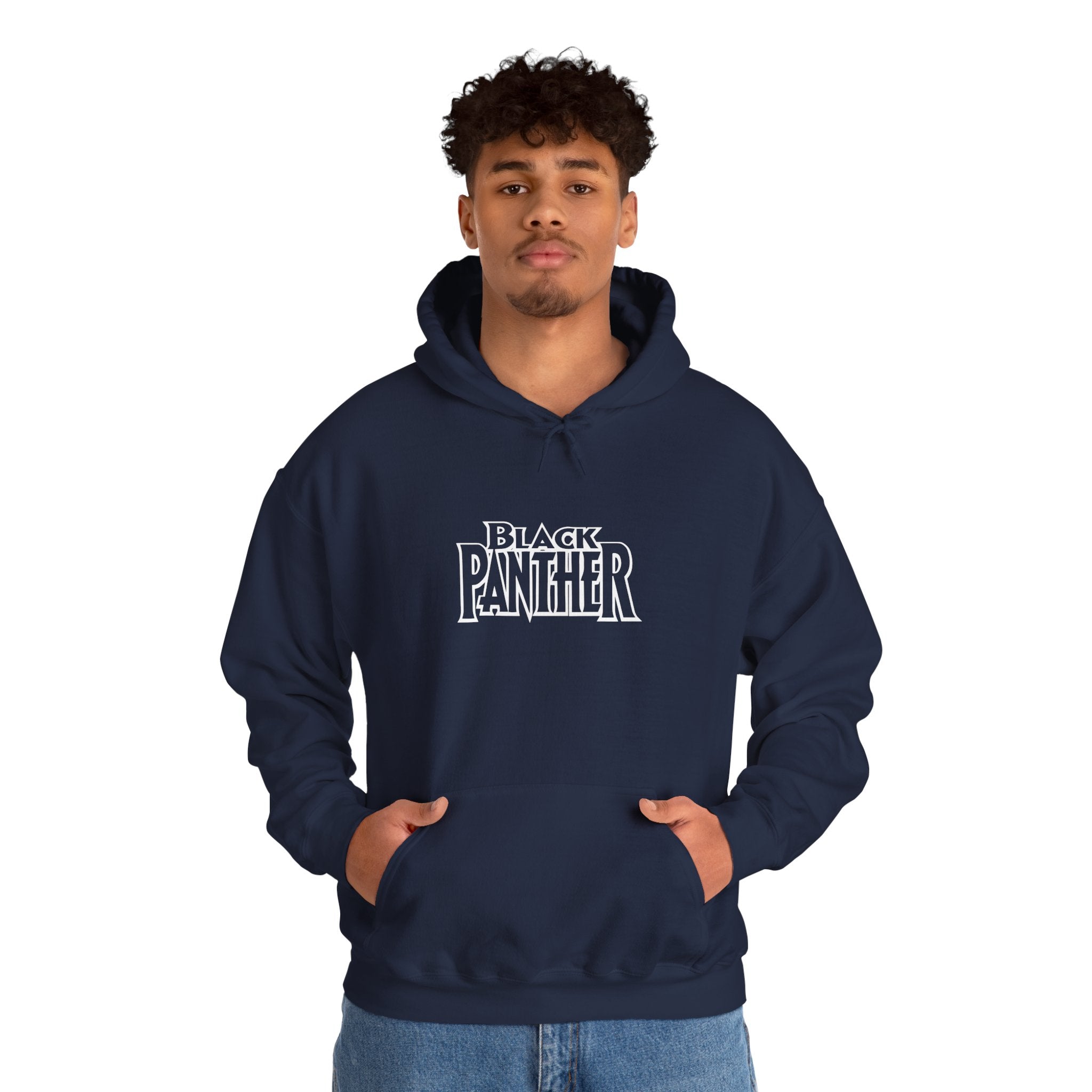 Black Panther Logo Hoodie - Marvel Black Panther Graphic Pullover