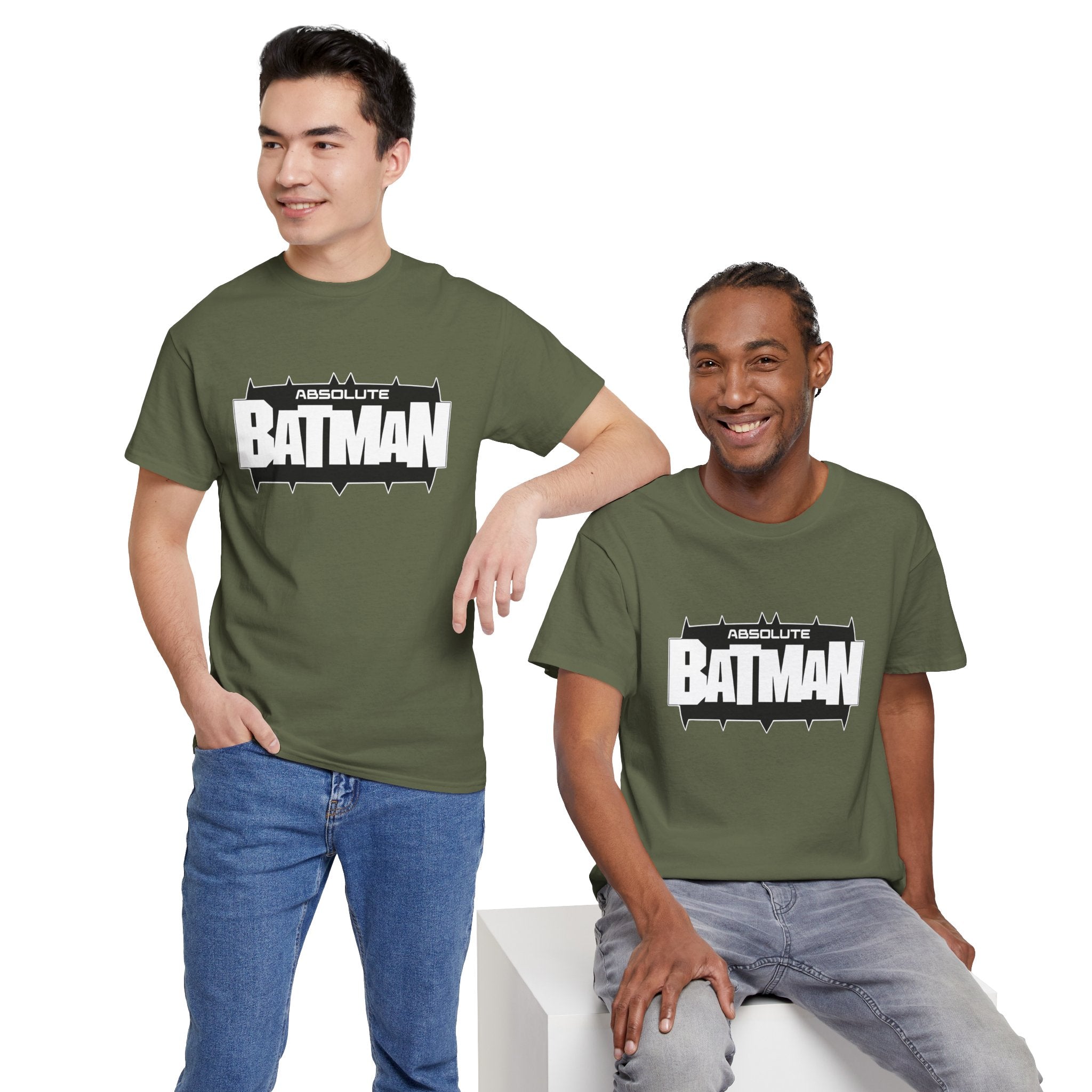 Absolute Batman Logo Unisex T-Shirt – DC Absolute Universe Gotham Knight Heavy Bat Graphic Tee