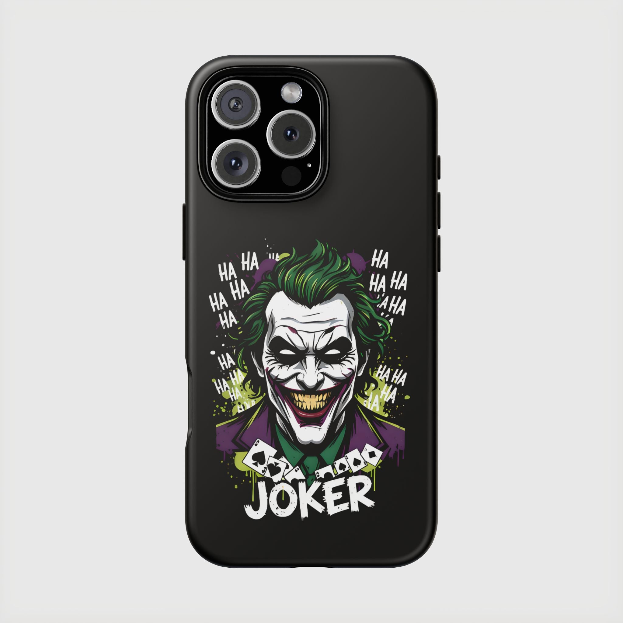 Joker "Bad Joke" DC Villain Hard Case for iPhone 17, 17 Air, 17 Pro Max, 16, 15, 14