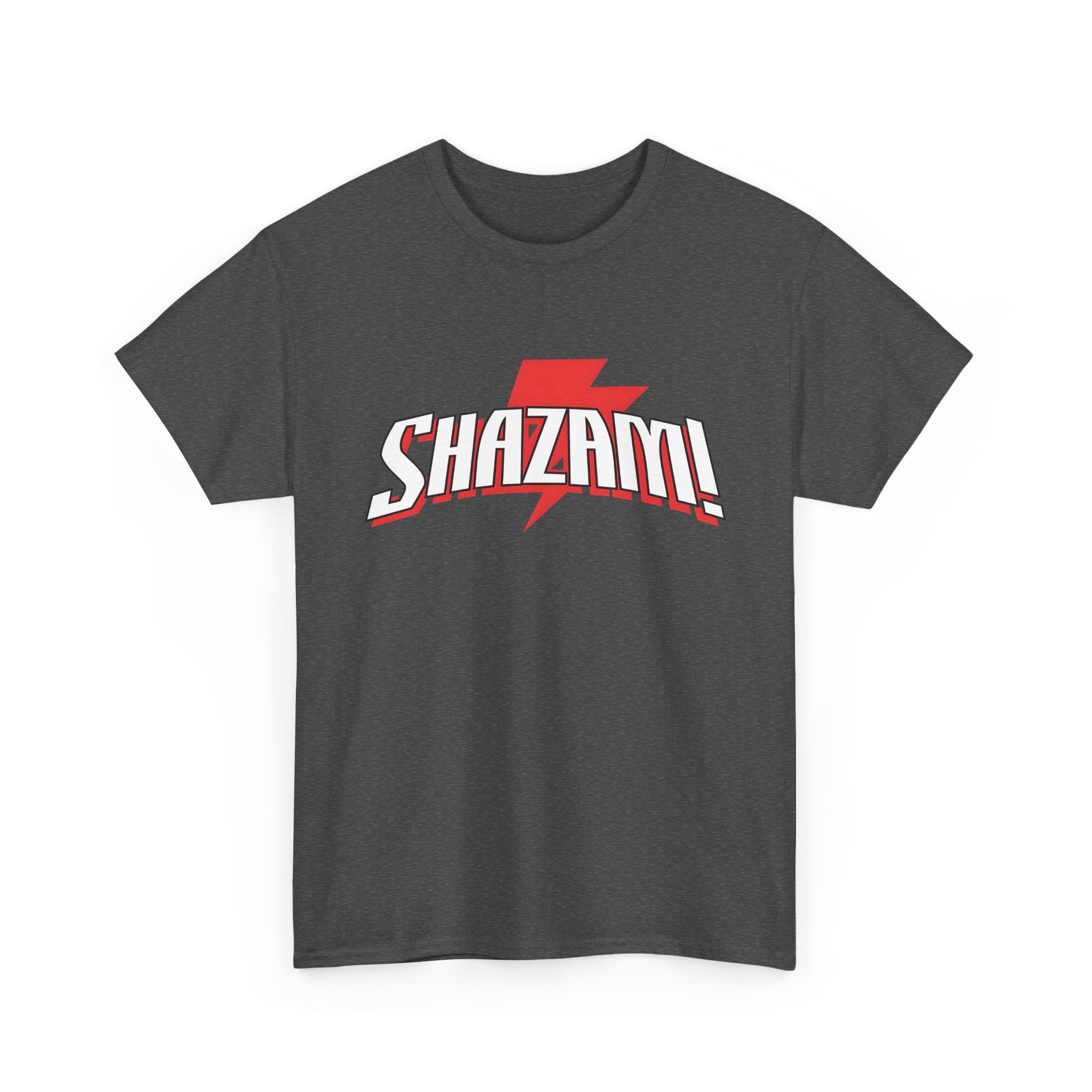 Shazam! Lightning Logo T-Shirt — Retro Comic Superhero Tee